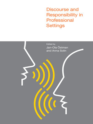 cover image of Discourse and Responsibility in Professional Settings
